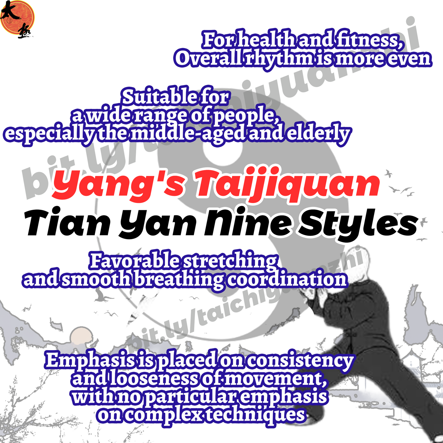 Nine-Step Tai Chi (Yang-Style Tai Chi Chuan Tian Yan Nine Forms)